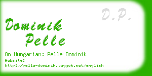 dominik pelle business card